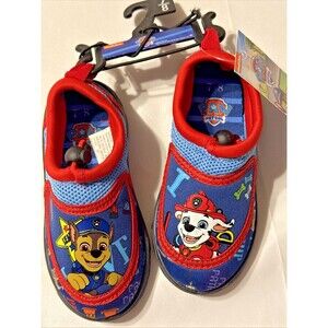 Paw Patrol Boys Water Socks Shoes Size 7/8 M New Pool Beach Shower Camping